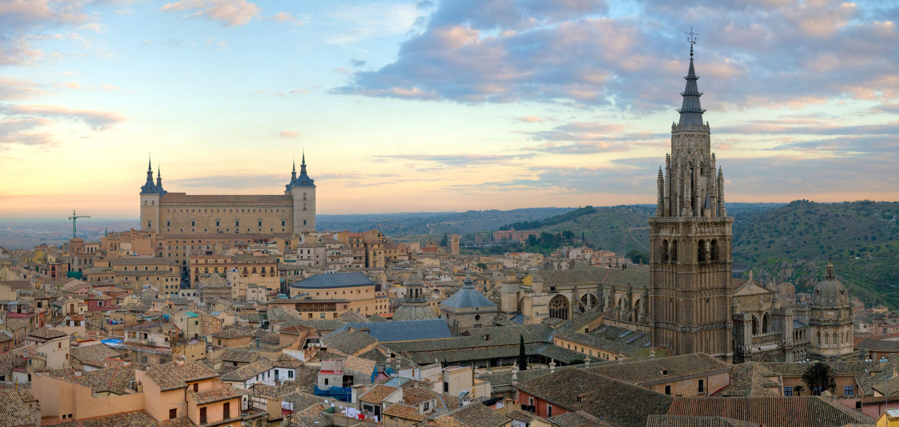 Panoramic view of Toledo’s historic centre