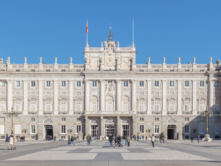Façade of the Royal Palace of Madrid